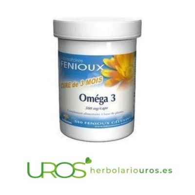 Omega 3 de Fenioux - 540 cápsulas de Omega tres en OFERTA Omega 3 de laboratorios naturales Fenioiux: Envase de 540 cápsulas Omega tres de lab. naturales Fenioux - una ayuda natural para tu corazón y colesterol alto