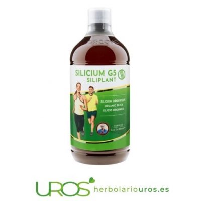 Silicio orgánico G5 original - silicio orgánico g5 de Siliplant Silicio orgánico G5 de Siliplant Para unas articulaciones sanas y fuertes - silicio de Cola de Caballo