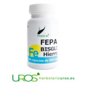 Fepa-Bisgli Hierro: Mejorar niveles de hierro en la sangre Fepa-Bisgli Hierro - suplemento natural de hierro Para una salud de hierro - hierro en suplemento natural