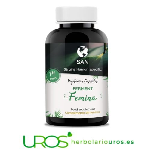 Ferment Femina - tu ayuda natural en cistitis - tu mejor flora vaginal 1 Ferment Femina para la mujer: Tu remedio natural para las infecciones urinarias, cistitis y tu flora vaginal Ferment Femina - tu probiótico vaginal para tu mejor salud urinaria y del aparato reproductor de la mujer Este remedio te aporta bacterias (es decir probióticos) Human Especific - tus probióticos para tu mejor flora vaginal: Ferment Femina - probióticos específicos para tu salud
