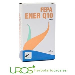 Fepa-Ener Q10: Coenzima Q10 pura en cápsulas - tu energía Comprimidos de Fepa-Ener Q10: Coenzima Q10 - energía para tus células y para tu organismo CoQ10 pura Suplemento natural a base de coenzima Q10 - Fepa-Ener Q10 - coenzima en comprimidos