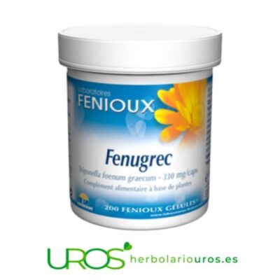 Fenogreco: Fenogreco puro envase grande Fenogreco puro en cápsulas  Cápsulas de Fenogreco puro en envase grande