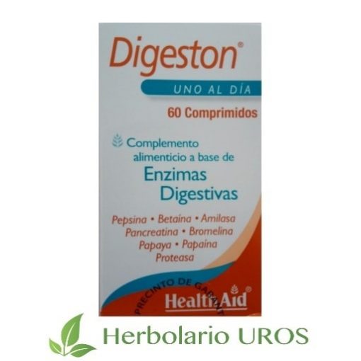 Digeston HealthAid Digeston Enzimas naturales Enzimas digestivas Remedio natural para la digestión