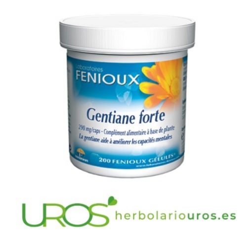 Genciana Forte Fenioux - para mejorar tu digestión  Cápsulas de Genciana Forte - tu ayuda digestiva natural Genciana Forte de laboratorios nautrales Fenioux en envase de 200 cápsulas