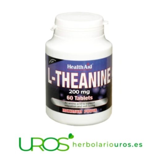 L-Teanina de HealthAid - para tu tranquilidad  L-Teanina de Health Aid en comprimidos Una ayuda natural para tu relax y tranquilidad