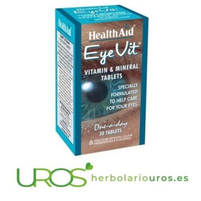 EyeVit de HealthAid - para una visión saludable EyeVit de laboratorios HealthAid Un suplemento natural para una buena visión