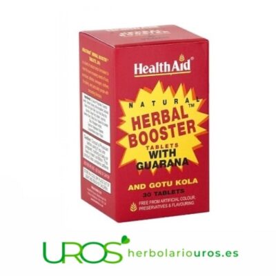 Herbal Booster Con Guaraná Herbal Booster De Health Aid Un Suplemento Herbal Con Guaraná Para Más Vitalidad Y Energía