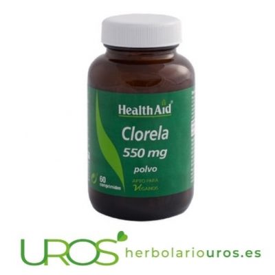 Clorella - Chlorella de Health Aid - propiedades y beneficios Chlorella alga: Propiedades, beneficios y contraindicaciones