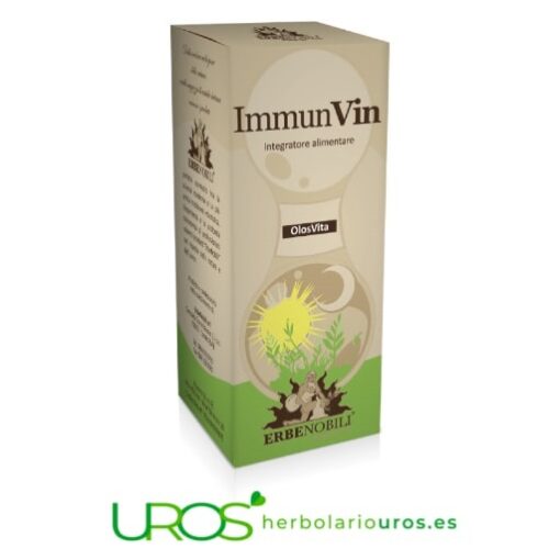 ImmunVin Erbenobili para tus defensas y tu sistema inmune ImmunVin de espagíricos Erbenobili - remedio para tu inmunidad Suplemento espagírico para subir las defensas naturales de tu sistema inmune