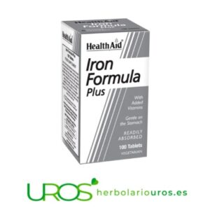Hierro Complex de HealthAid - Iron Formula de Health Aid Hierro Complex Health Aid - para tu energía natural y tu sistema inmune Suplemento natural para aportar hierro a tu organismo
