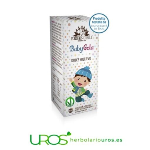 BabyGola Erbenobili - para el sistema inmune de los niños Baby Gola de Erbenobili - Spray para las defensas de los niños Un remedio espagírico natural para los niños y su sistema inmune