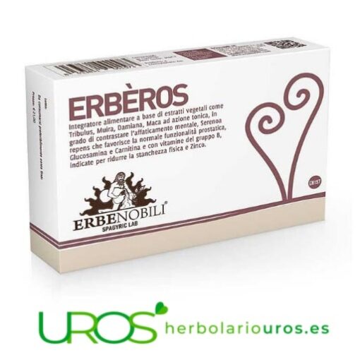 Erberos de laboratorios espagíricos Erbenobili Erberos un remedio espagírco para aportarte energía Este remedio también es una ayuda natural espagírica para tu próstata