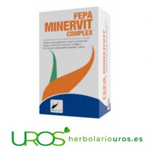 Para tu sistema inmune: Fepa Minervit Complex - tu multivitamínico con minerales y vitaminas para tu energía Para tus defensas - Minervit:  Fepa MinerVit es un multivitamínico completo pensado para aportar energía a tu organismo Suplemento pensado para aportarte vitaminas y minerales - la energía que necesitas