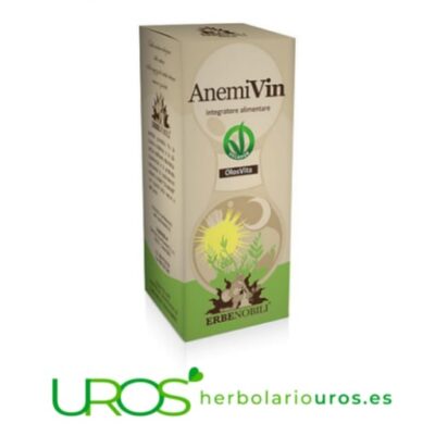 AnemiVin de laboratorios espagíricos Erbenobili Erbenobili AnemiVin - una ayuda para tu energía y desintoxicación Un suplemento espagírico pensado para aportar energía y como ayuda para desintoxicar el organismo