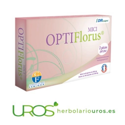 OptiFlorus MICI Fenioux - para una mejor digestión OptiFlorus KIDS Fenioux - cepas microbióticas para tu mejor digestión Para una buena digestión de manera natural - probióticos para mejorar tu digestión - una combinación perfecta de prebióticos y probióticos