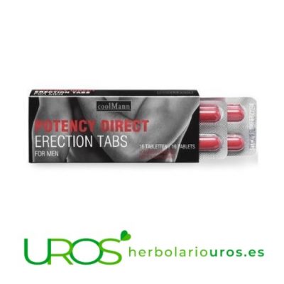 Potency direct - estimulante sexual masculino Complemento alimenticio masculino con efecto rápido Un vigorizante natural con acción rápida para hombres - Potency Direct Erection Tabs