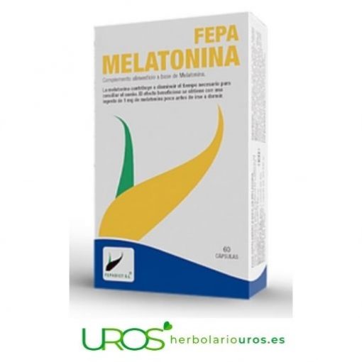 Fepa Melatonina para dormir y descansar bien Melatonina pura en cápsulas - tu dosis máxima de 1,9 g por cápsula Para conciliar tu sueño de manera natural, rápida y efectiva  