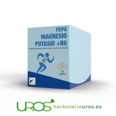 Fepa Sport Magnesio + Potasio + B6 Suplemento Natural Para Aportarte Energía Y Una Mejor Coordinación Fepa Sport Magnesio Con Potasio Y Vitamina B6