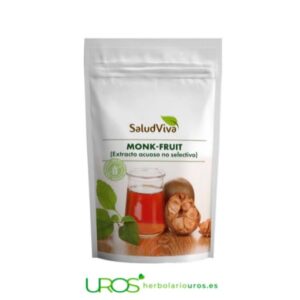 Fruta del monje - Compra tu fruta del monje natural online - tu alternativa la azúcar Monk fruit o la fruta del monje (Siraitia grosvenorii) - tu sustituto natural ideal en polvo - tu envase de 125 g