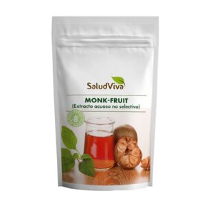 Compra tu fruta del monje natural online - tu alternativa la azúcar Monk fruit o la fruta del monje (Siraitia grosvenorii) - tu sustituto natural ideal en polvo - tu envase de 125 g - tu extracto acuoso de la fruta del monje