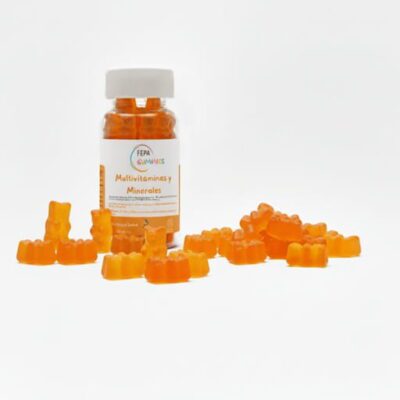 Fepa gummies multivitaminas y minerales - 60 gominolas - tu multivitamínico en gominolas  Tu multivitamínico en gominolas  Ideal para aumentar tus defensas naturales de manera fácil y efectiva - tus gominolas con vitaminas y minerales para que no te falte de nada 
