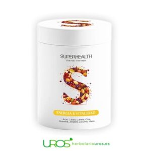 Superhealth energía y vitalidad Tu energía - Superhealth energía y vitalidad  Tu suplemento natural para tus nutrientes esenciales para tener energía y vitalidad durante todo el día - tu suplemento natural en polvo de 150 gramos