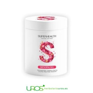 Superhealth menopausia - tu ayuda hormonal natural Superhealth menopausia te ayuda en tu salud hormonal Tu ayuda natural para regular tus hormonas en menopausia - tu envase de 150 gramos para un mes