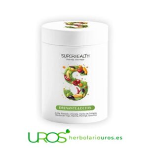 SuperHealth dreante detox - 150 gramos en polvo Drenante & Detox SuperHealth – Tu aliado natural para eliminar líquidos y toxinas - descúbrelo  Tu suplemento natural en polvo para limpiar tu organismo