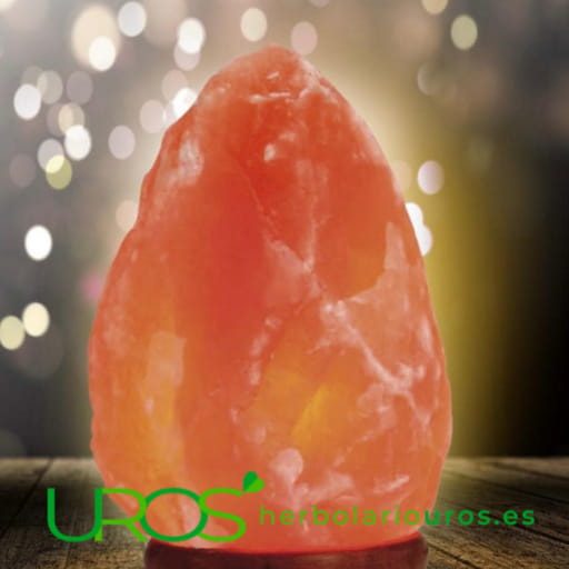 Lámpara de sal del Himalaya grande de 3 kg 1 Lámpara de sal del Himalaya natural